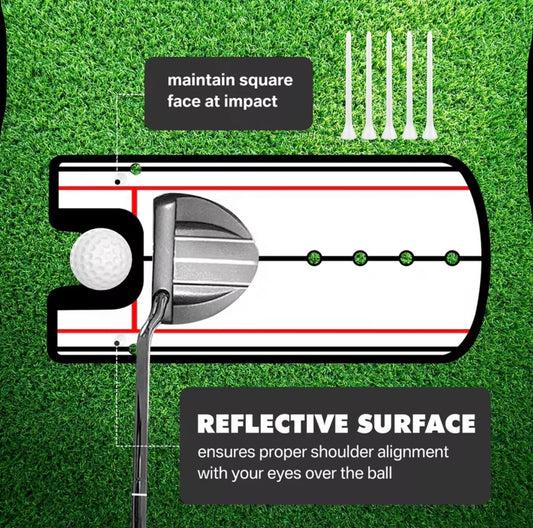 Golf Putting Alignment Mirror | Perfect Your Setup & Sink More Putts