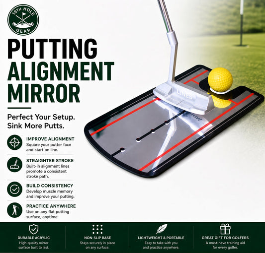 Golf Putting Alignment Mirror | Perfect Your Setup & Sink More Putts