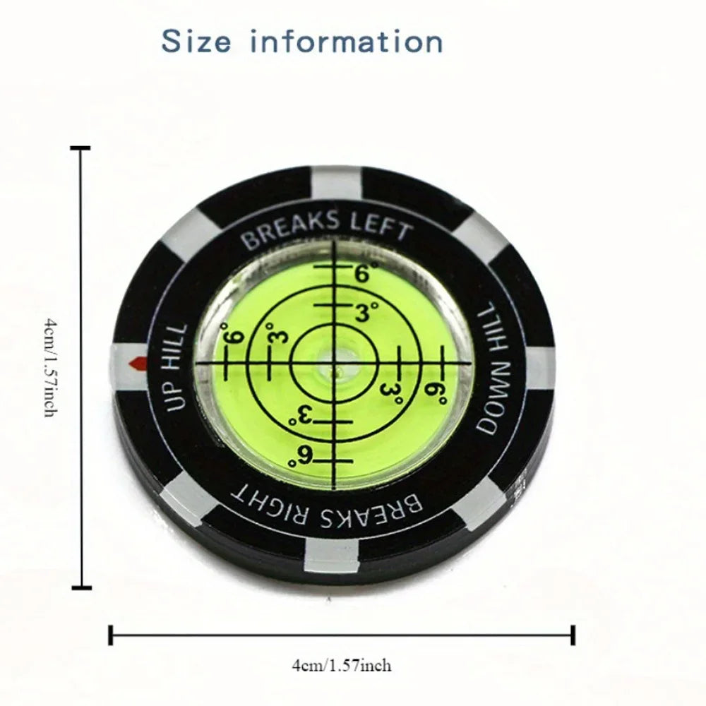Golf Green Reading Disc | Read Breaks & Improve Putting Accuracy