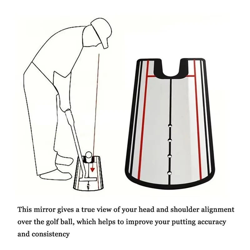 Golf Putting Alignment Mirror | Perfect Your Setup & Sink More Putts