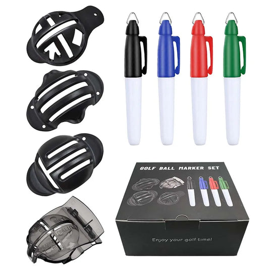 Golf Ball Alignment Marker Kit | Improve Putting Accuracy