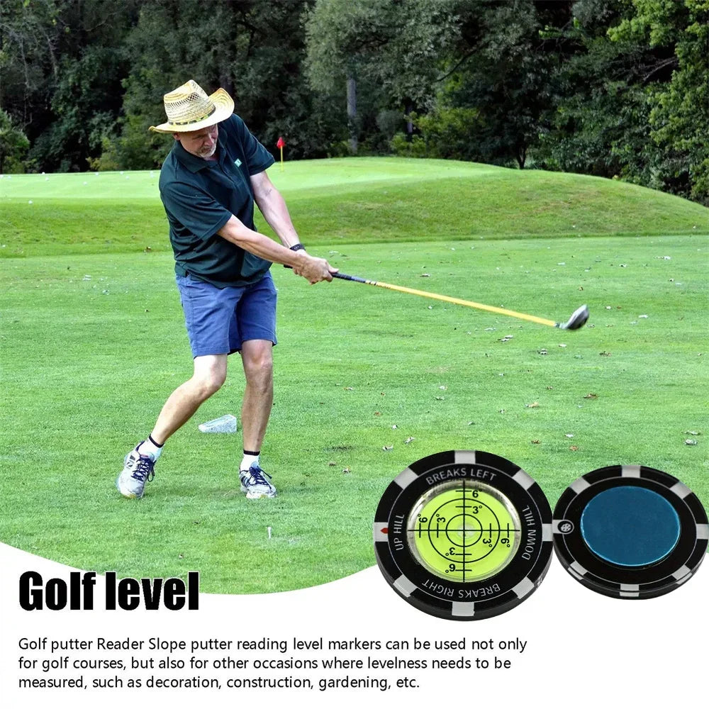 Golf Green Reading Disc | Read Breaks & Improve Putting Accuracy