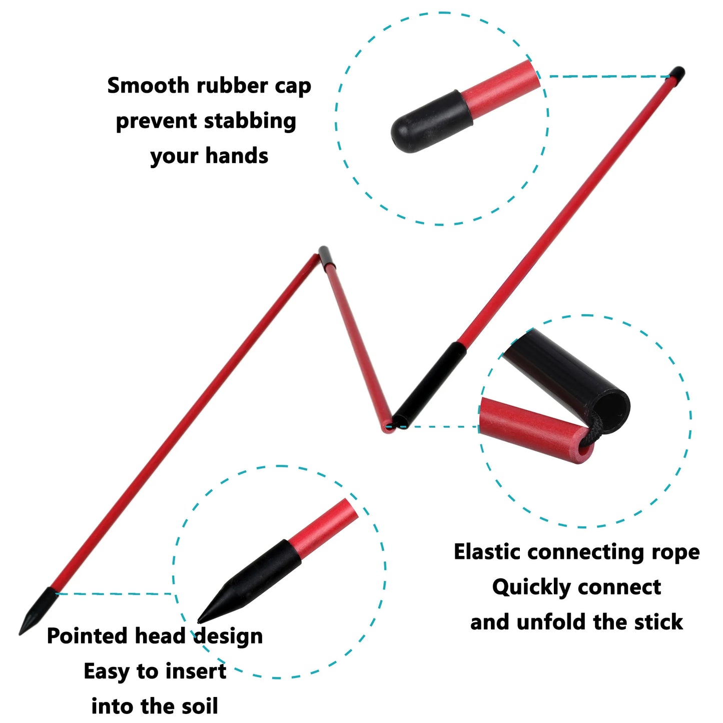 Golf Alignment Stick Set | Improve Swing Path, Aim & Ball Position