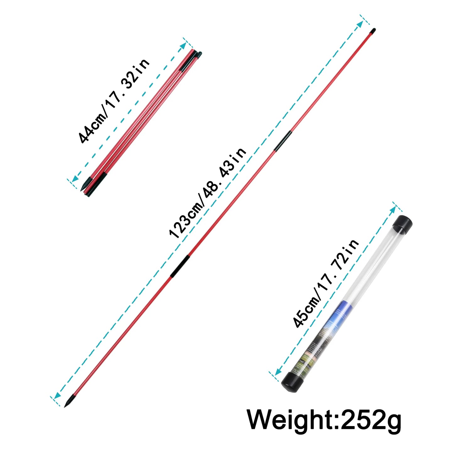 Golf Alignment Stick Set | Improve Swing Path, Aim & Ball Position