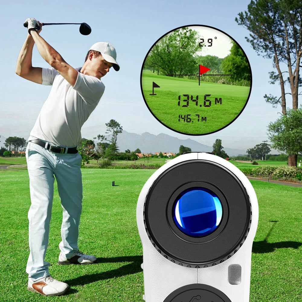 Golf Laser Rangefinder | Flag Lock & Slope Compensation
