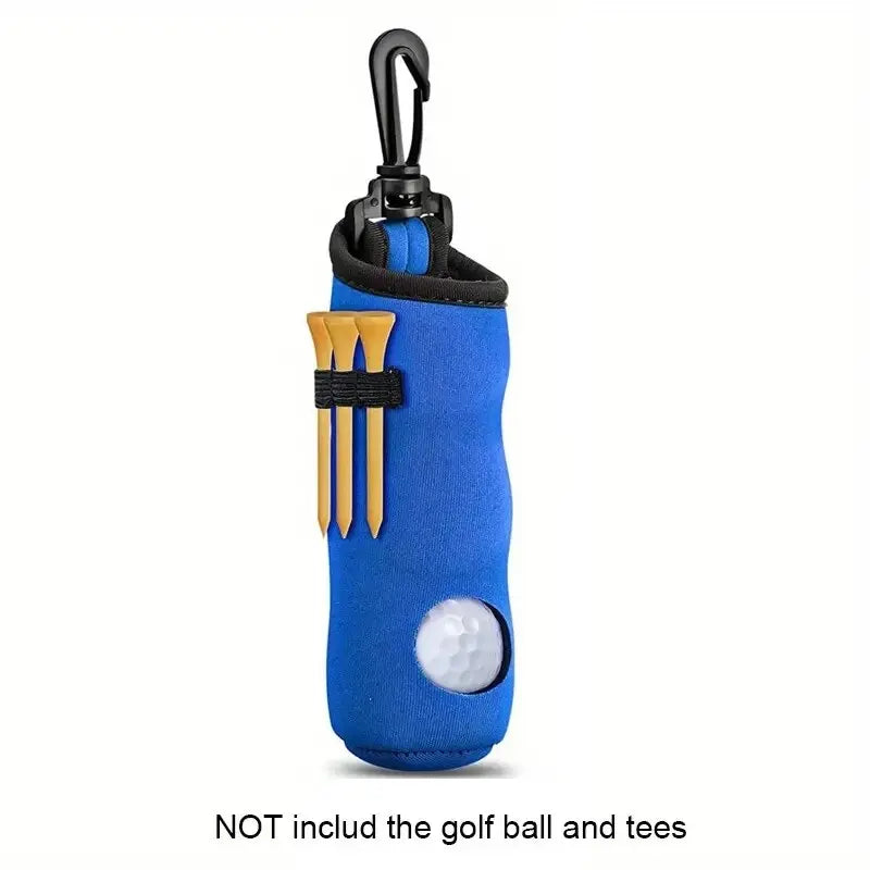 Golf Tee & Ball Holder Pouch | Clip-On Golf Accessory