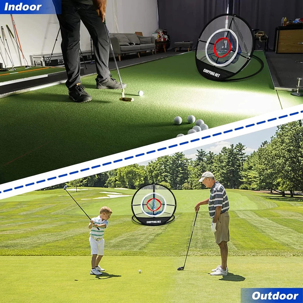 Golf Chipping Practice Net Set | Complete Backyard Training Kit