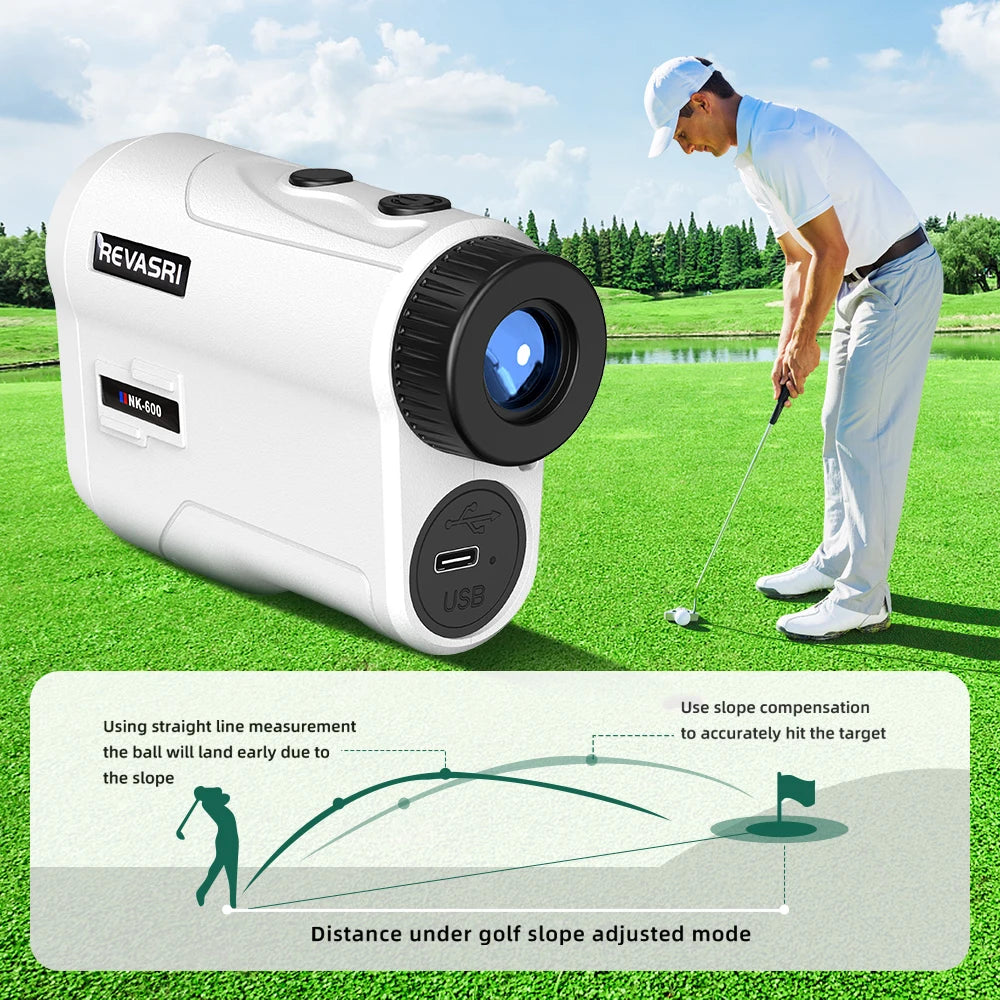 Golf Laser Rangefinder | Flag Lock & Slope Compensation