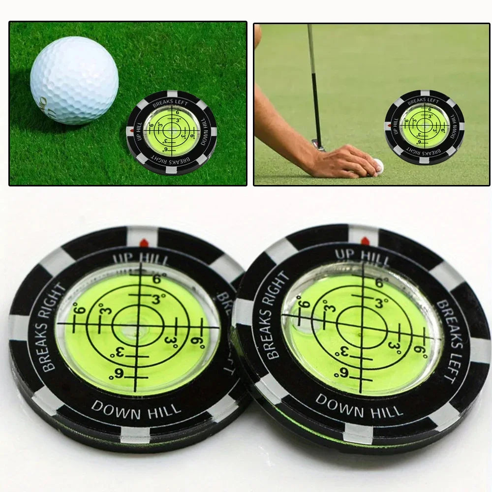 Golf Green Reading Disc | Read Breaks & Improve Putting Accuracy