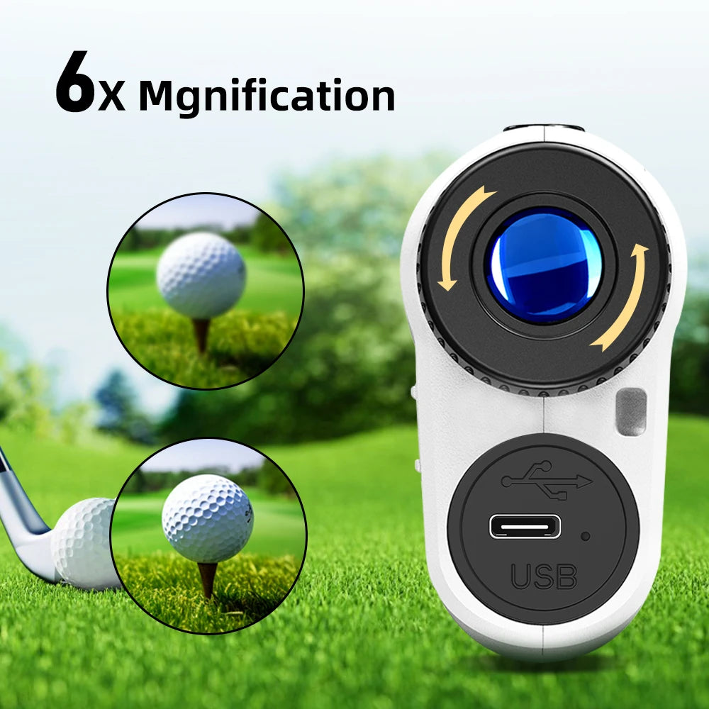 Golf Laser Rangefinder | Flag Lock & Slope Compensation